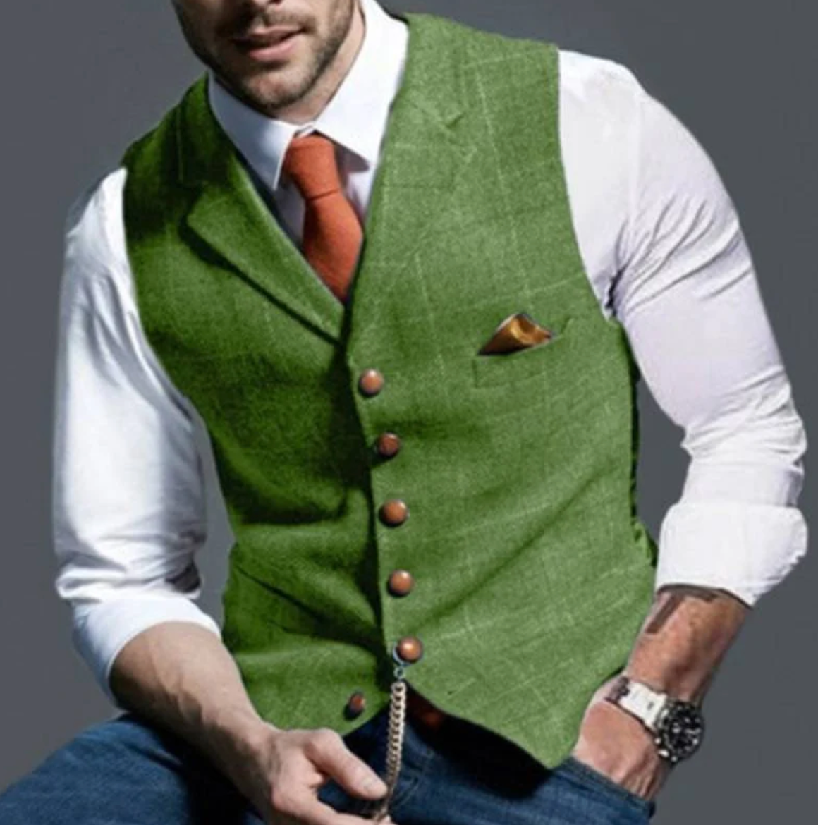 LAURENT MONACO | GILET ÉLÉGANT POUR HOMME