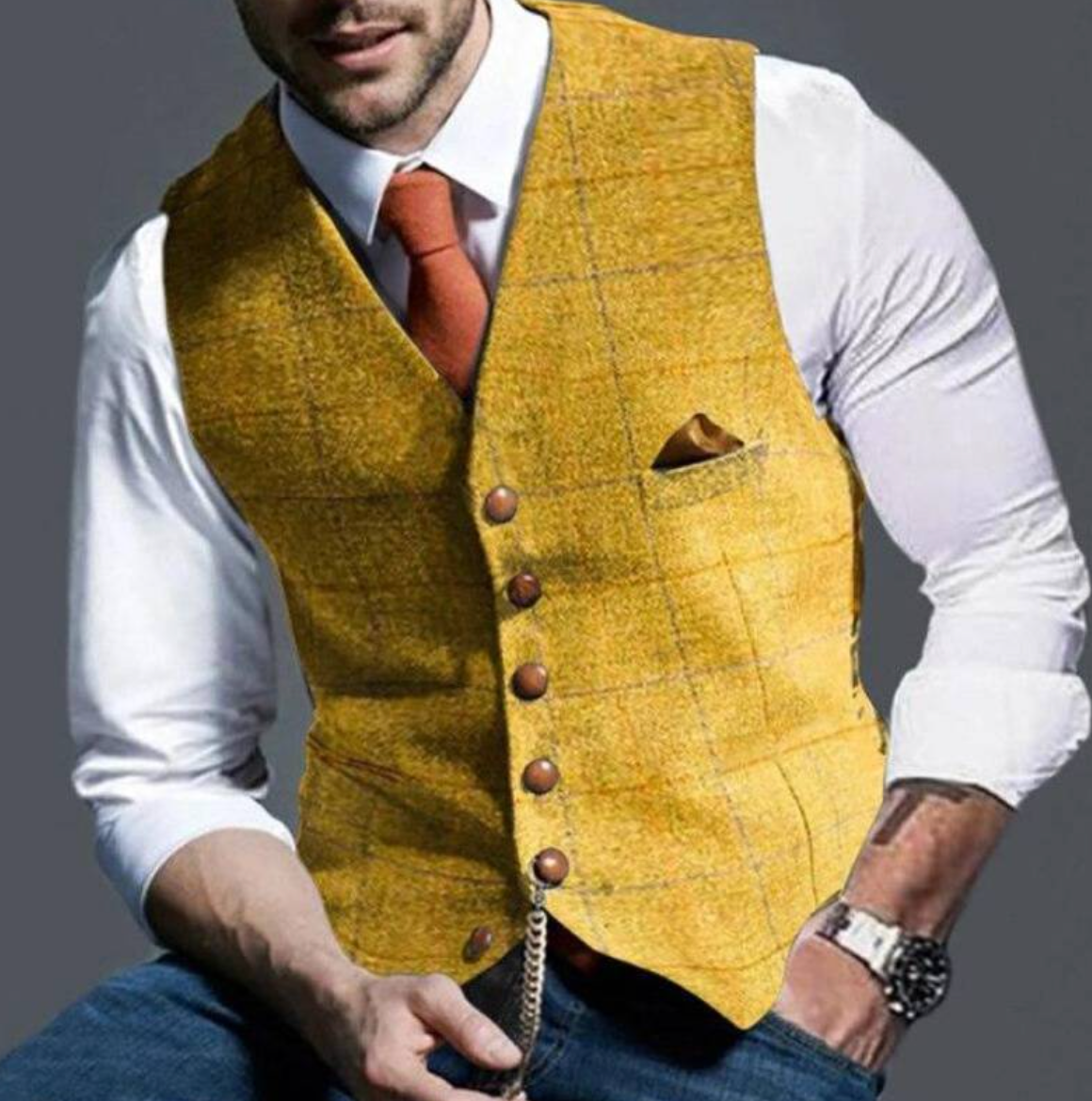 LAURENT MONACO | GILET ÉLÉGANT POUR HOMME
