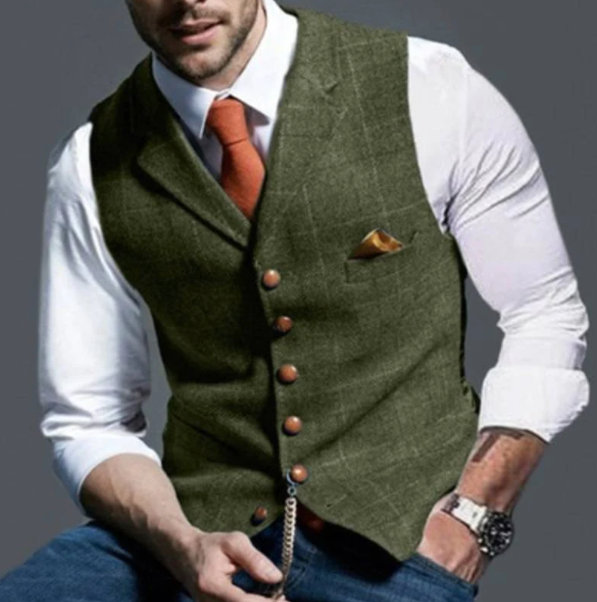 LAURENT MONACO | GILET ÉLÉGANT POUR HOMME