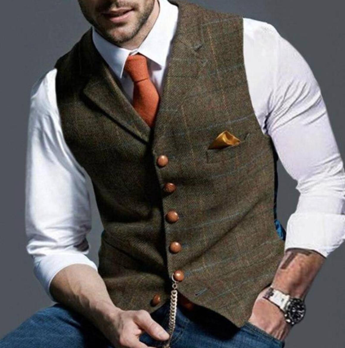LAURENT MONACO | GILET ÉLÉGANT POUR HOMME