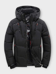 LAURENT MONACO | VESTE D'HIVER SOLIDE POUR HOMME