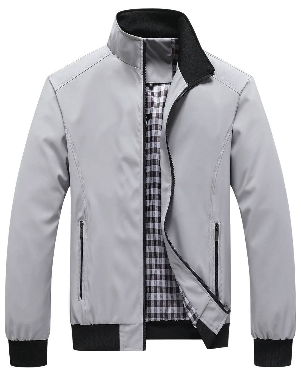 LAURENT MONACO | VESTE MODERNE À FERMETURE ÉCLAIR POUR HOMMES