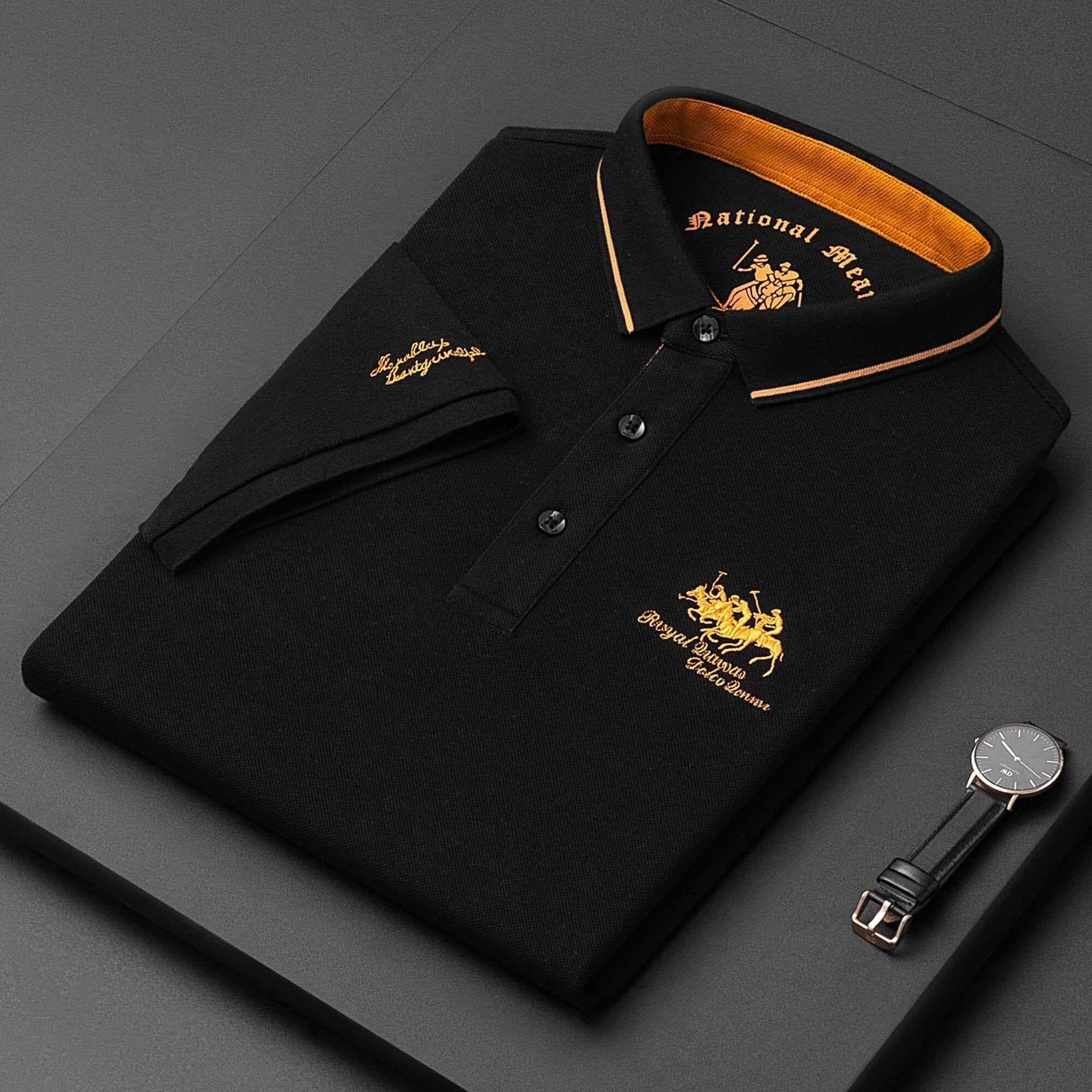 LAURENT MONACO | POLO COL CONTRASTE POUR HOMME
