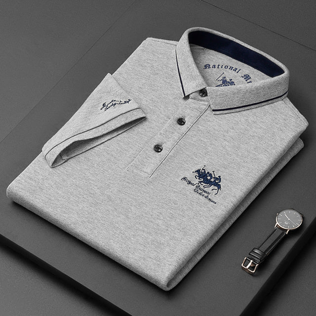 LAURENT MONACO | POLO COL CONTRASTE POUR HOMME