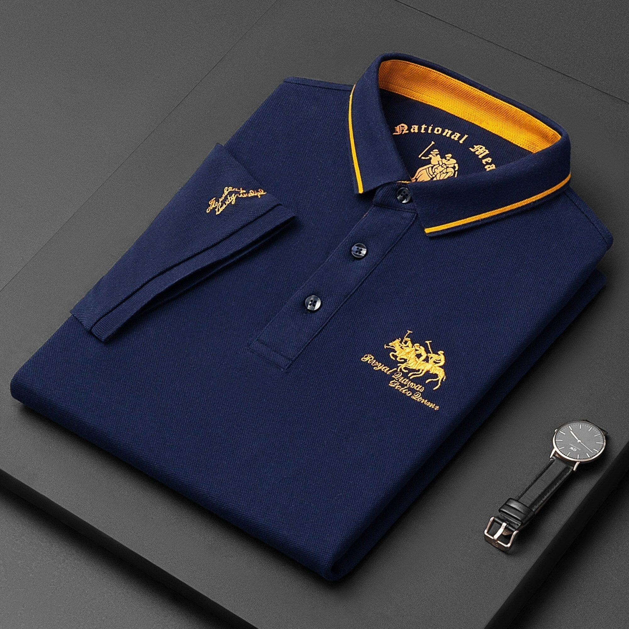LAURENT MONACO | POLO COL CONTRASTE POUR HOMME
