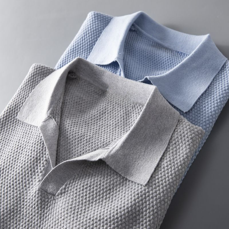 LAURENT MONACO | POLO EN TRICOT MODERNE POUR HOMMES