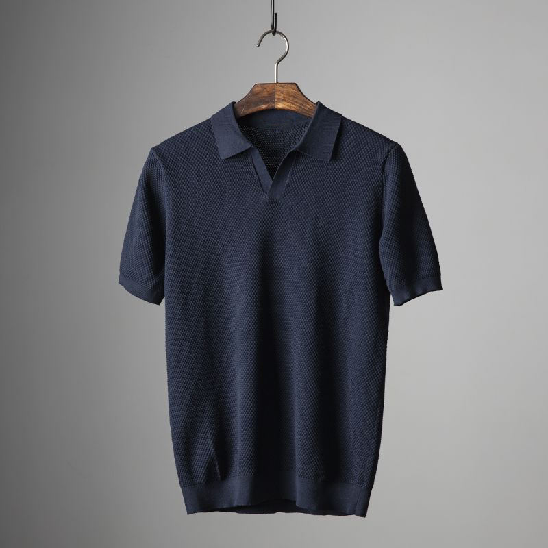 LAURENT MONACO | POLO EN TRICOT MODERNE POUR HOMMES