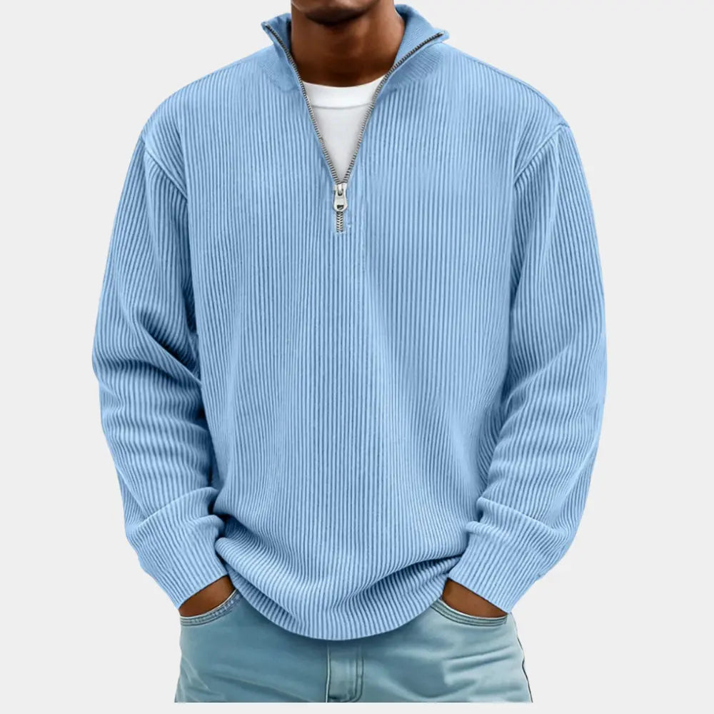 LAURENT MONACO | PULL EN TRICOT ZIP POUR HOMMES