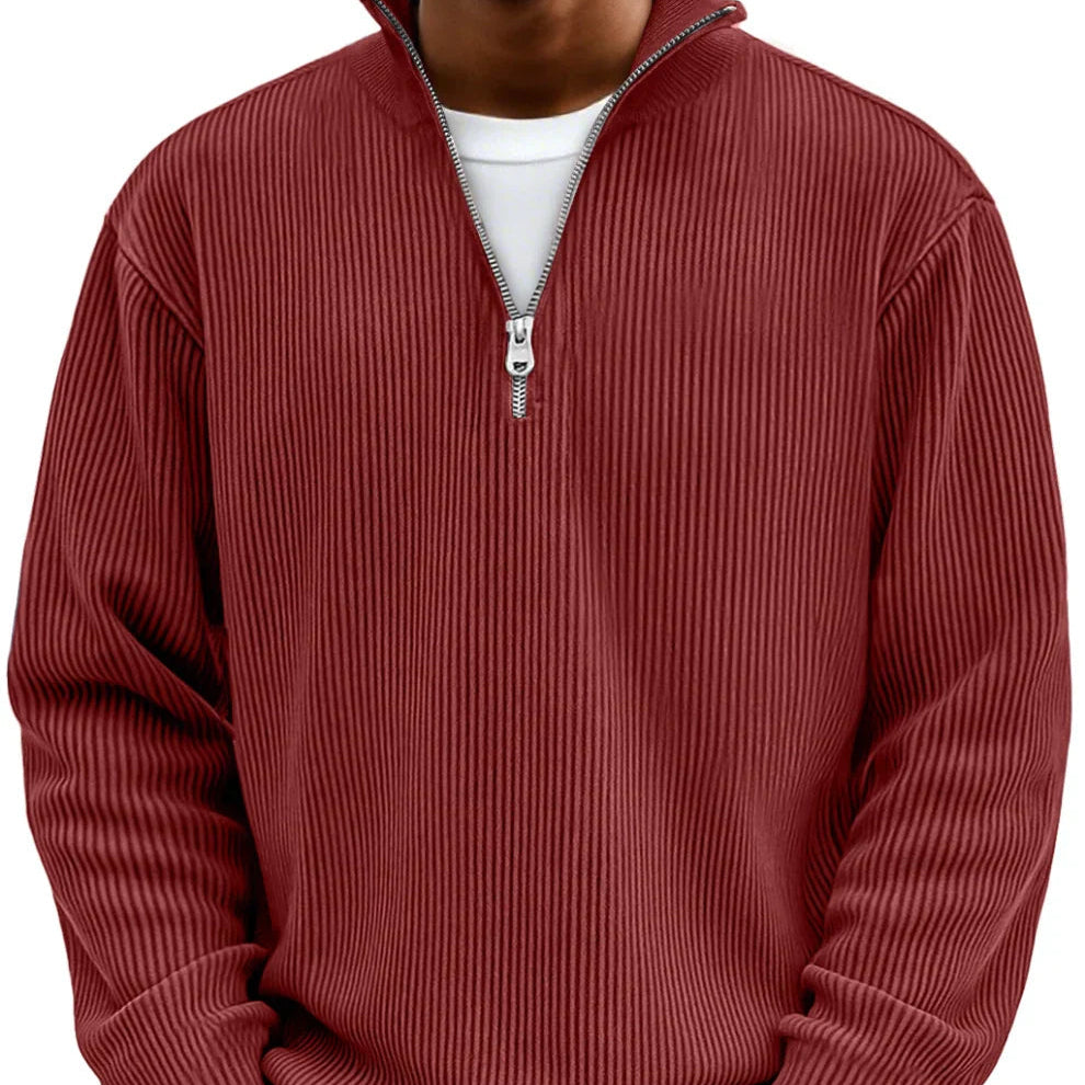 LAURENT MONACO | PULL EN TRICOT ZIP POUR HOMMES