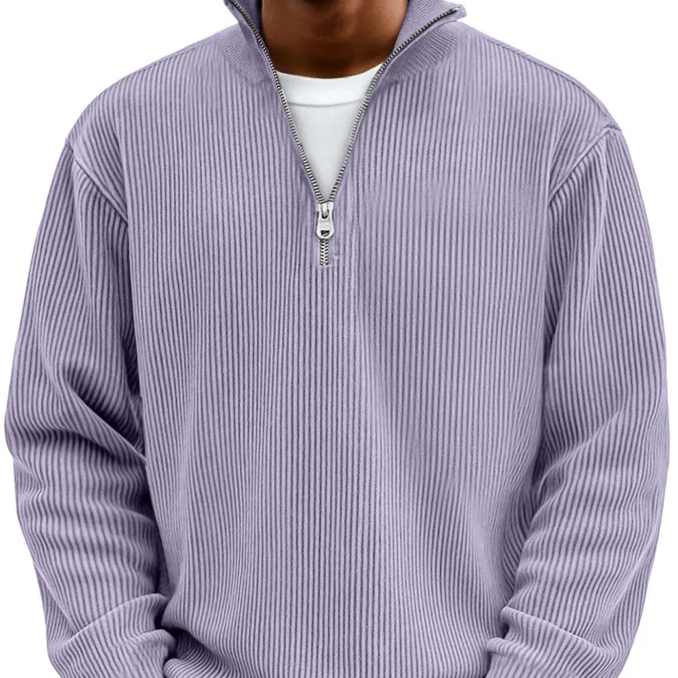 LAURENT MONACO | PULL EN TRICOT ZIP POUR HOMMES