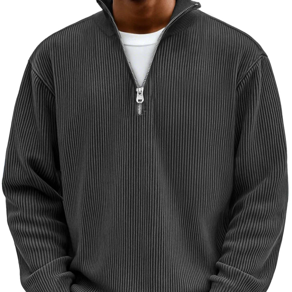 LAURENT MONACO | PULL EN TRICOT ZIP POUR HOMMES