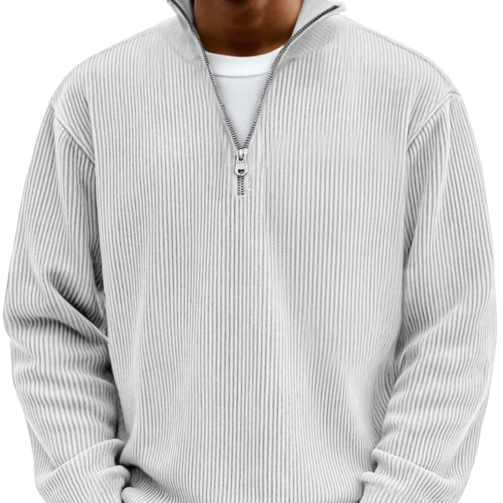 LAURENT MONACO | PULL EN TRICOT ZIP POUR HOMMES