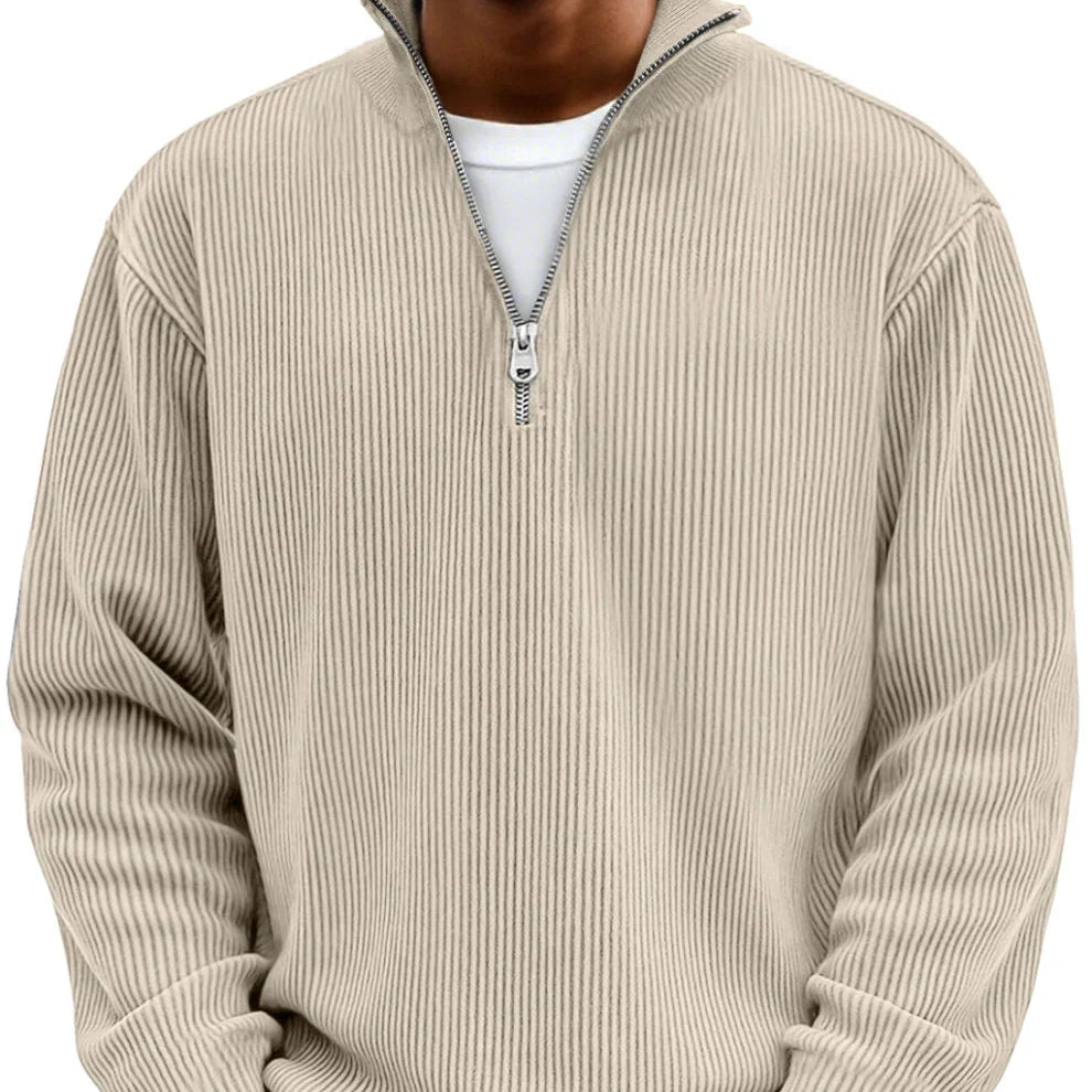 LAURENT MONACO | PULL EN TRICOT ZIP POUR HOMMES