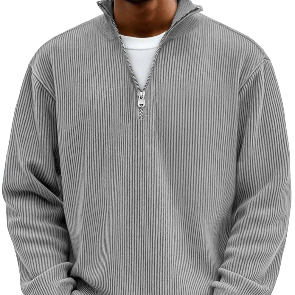 LAURENT MONACO | PULL EN TRICOT ZIP POUR HOMMES