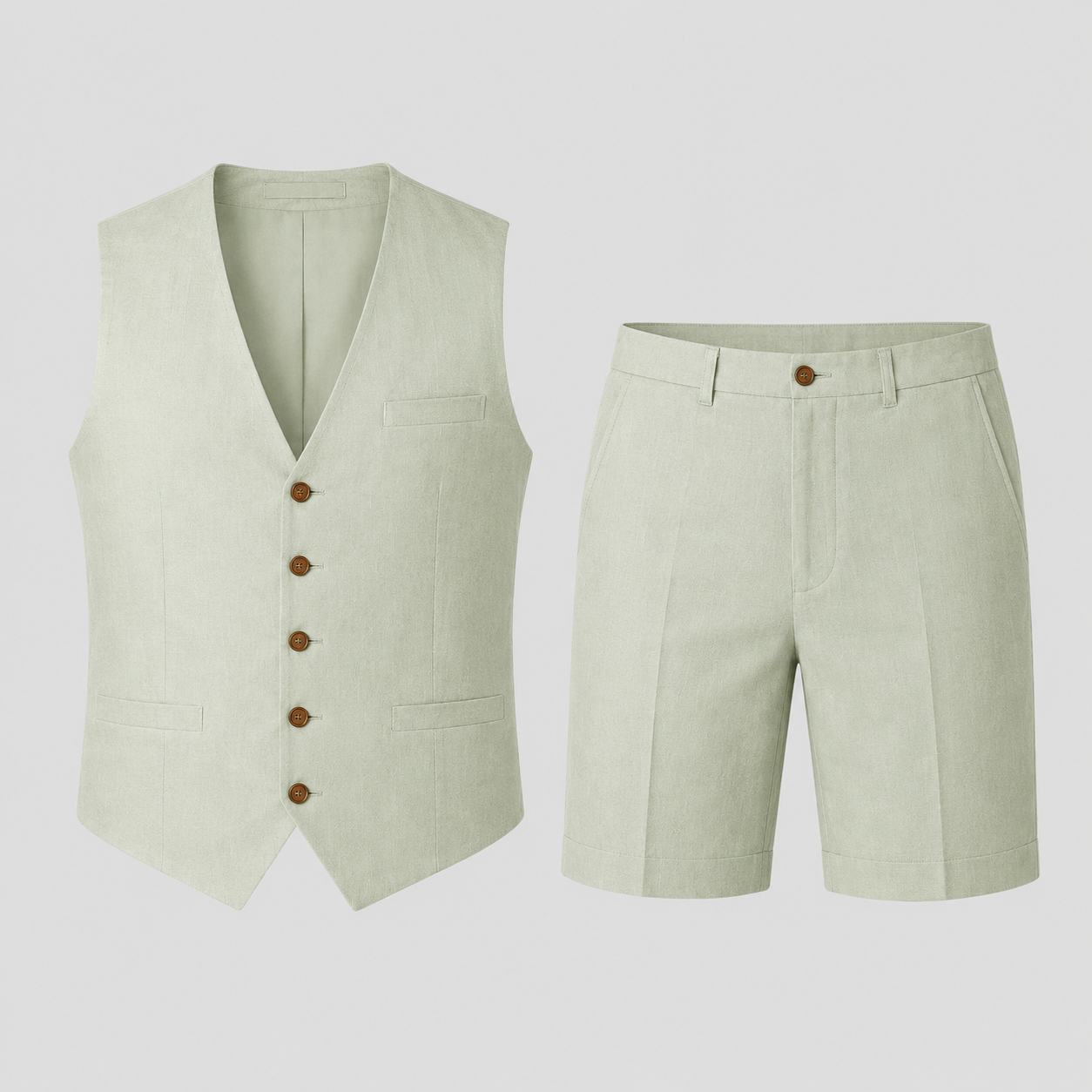 LAURENT MONACO | ENSEMBLE GILET À COL EN V POUR HOMMES
