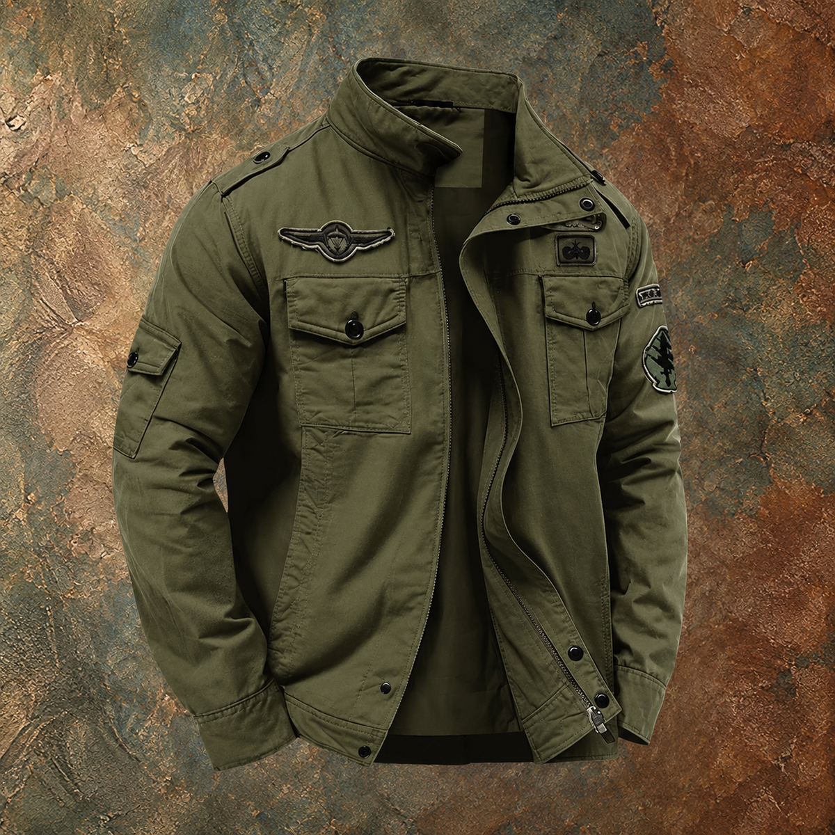 LAURENT MONACO | MANTEAU MILITAIRE STRUCTURÉ POUR HOMMES