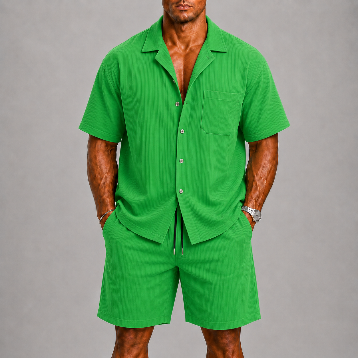 LAURENT MONACO | ENSEMBLE D'ÉTÉ ASSORTI POUR HOMMES