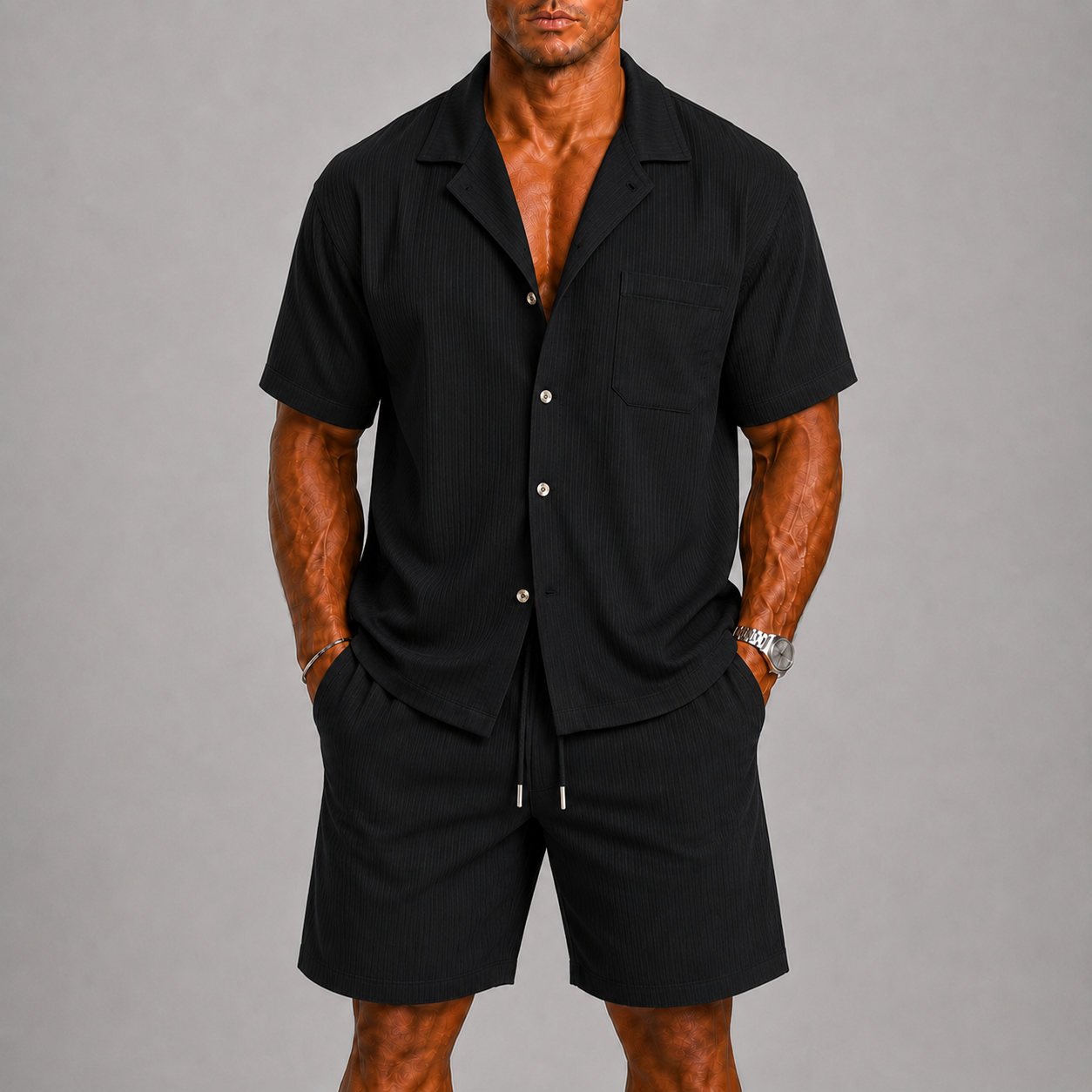 LAURENT MONACO | ENSEMBLE D'ÉTÉ ASSORTI POUR HOMMES