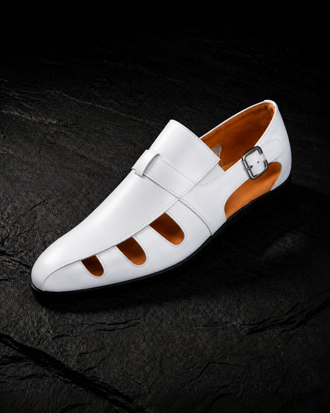 LAURENT MONACO | MOCASSINS À BOUCLES POUR HOMMES
