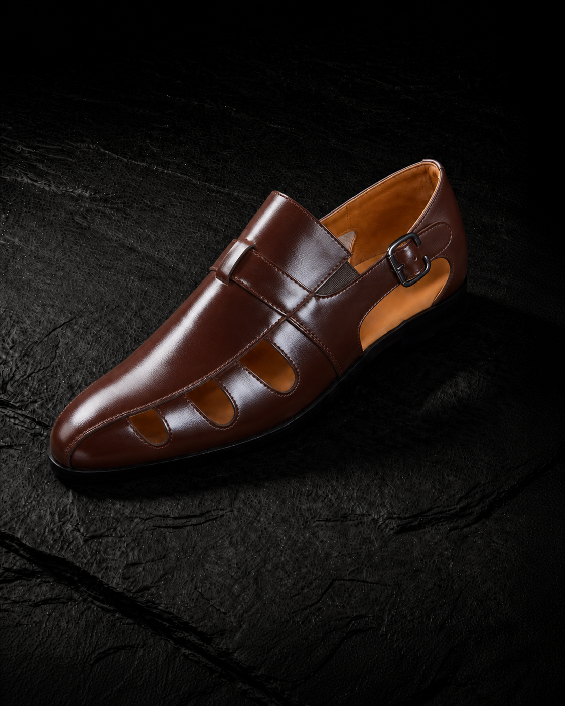 LAURENT MONACO | MOCASSINS À BOUCLES POUR HOMMES
