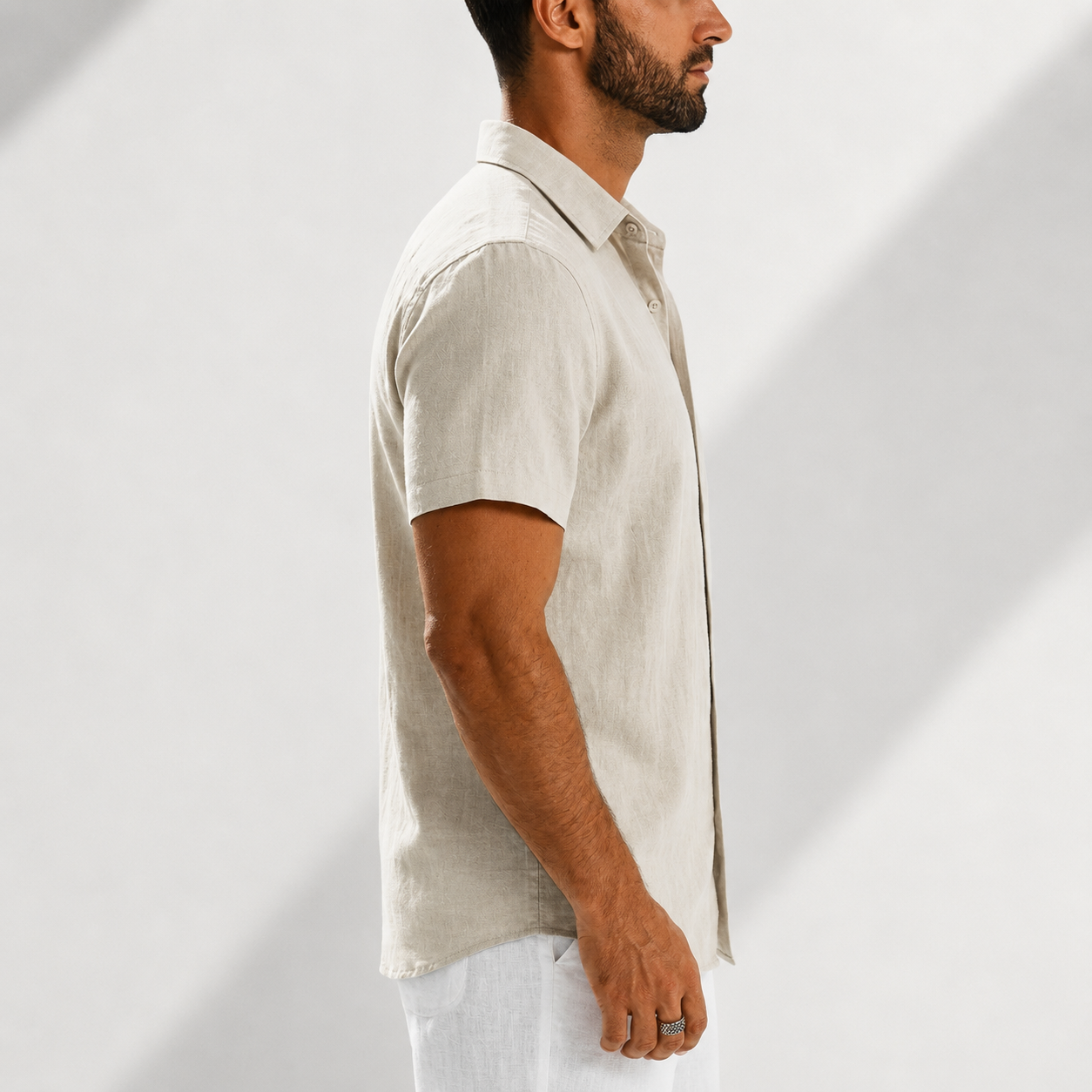 LAURENT MONACO | CHEMISE À BOUTONS DÉCONTRACTÉE POUR HOMMES