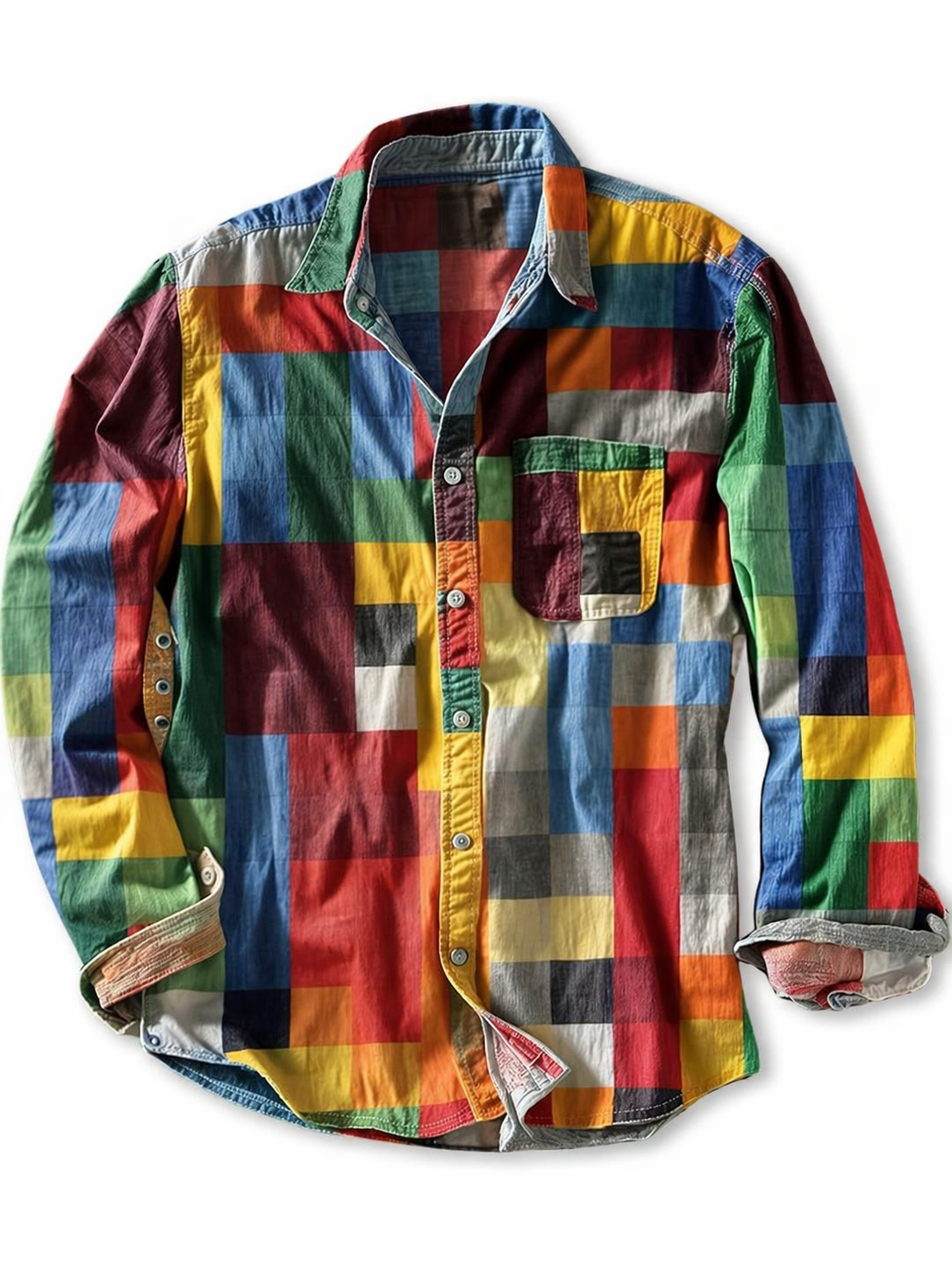 LAURENT MONACO | CHEMISE À MOTIFS COLORÉS POUR HOMMES