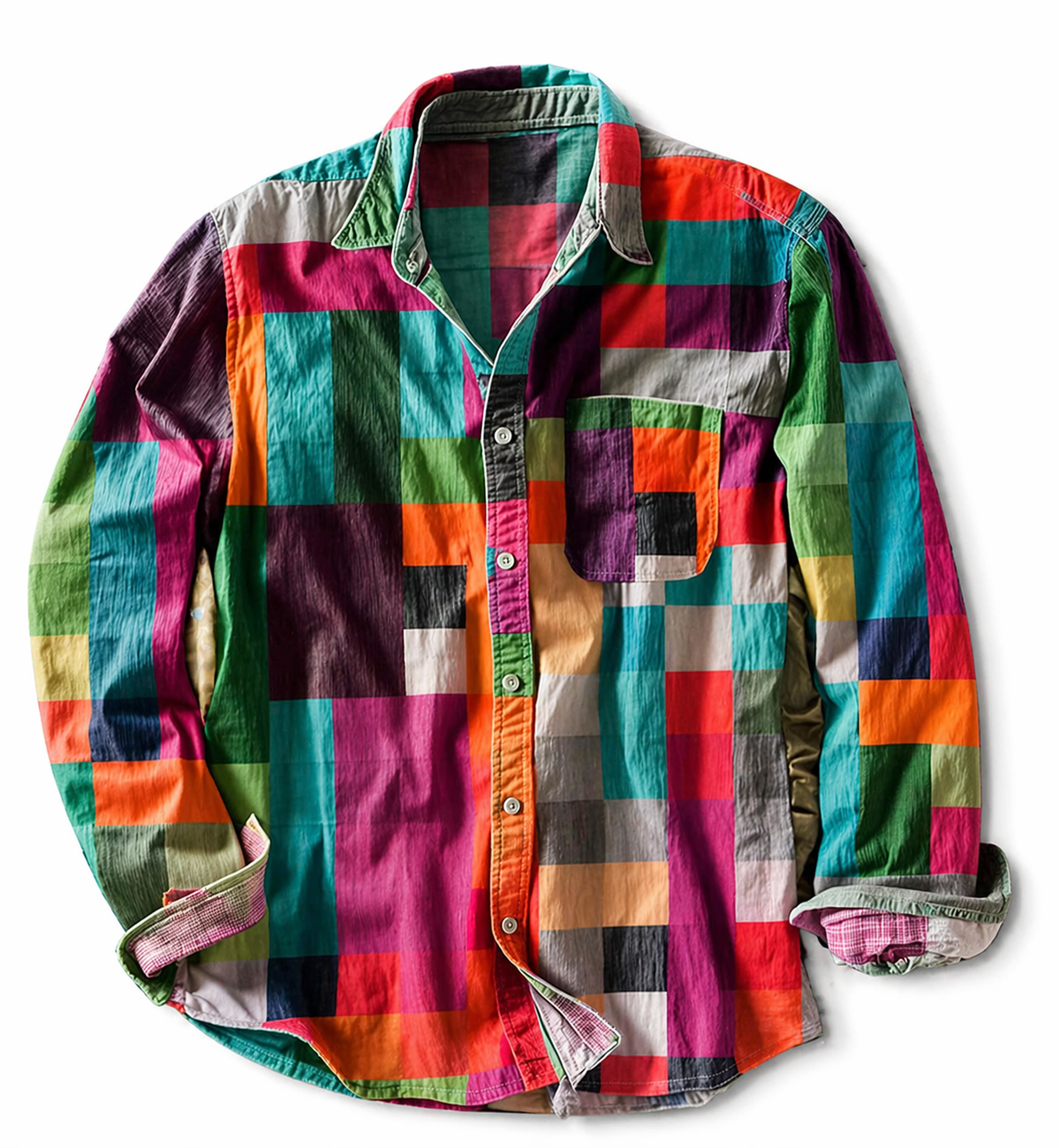 LAURENT MONACO | CHEMISE À MOTIFS COLORÉS POUR HOMMES
