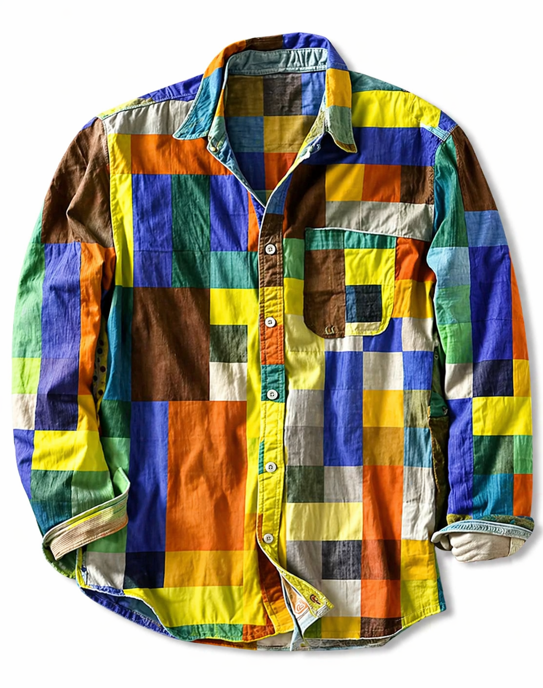 LAURENT MONACO | CHEMISE À MOTIFS COLORÉS POUR HOMMES