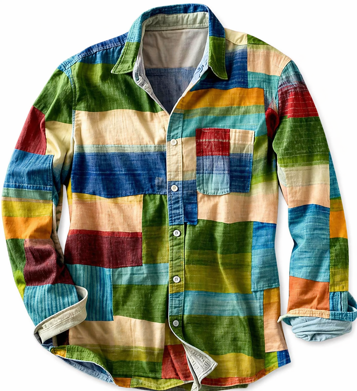LAURENT MONACO | CHEMISE À MOTIFS COLORÉS POUR HOMMES