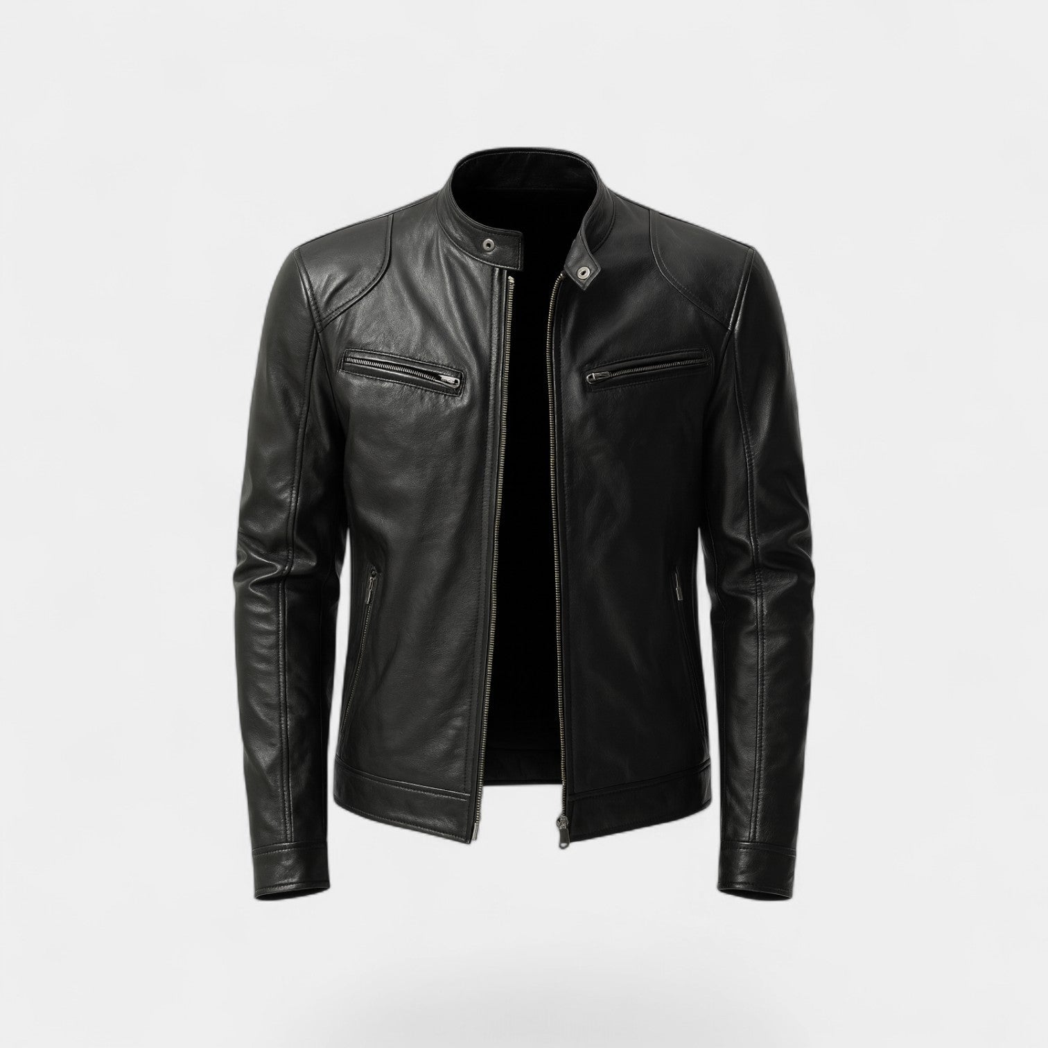 LAURENT MONACO | VESTE DE MOTARD AJUSTÉE POUR HOMMES