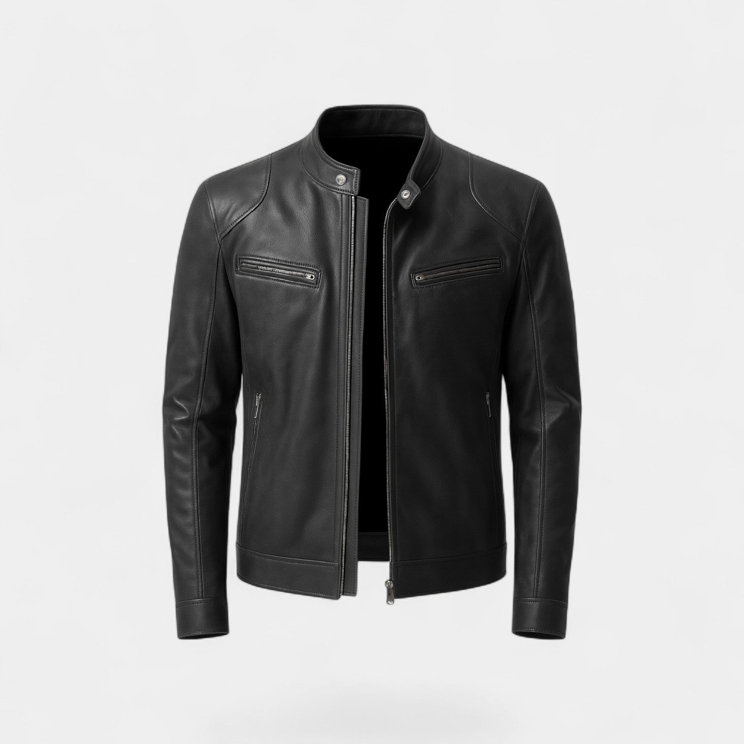 LAURENT MONACO | VESTE DE MOTARD AJUSTÉE POUR HOMMES