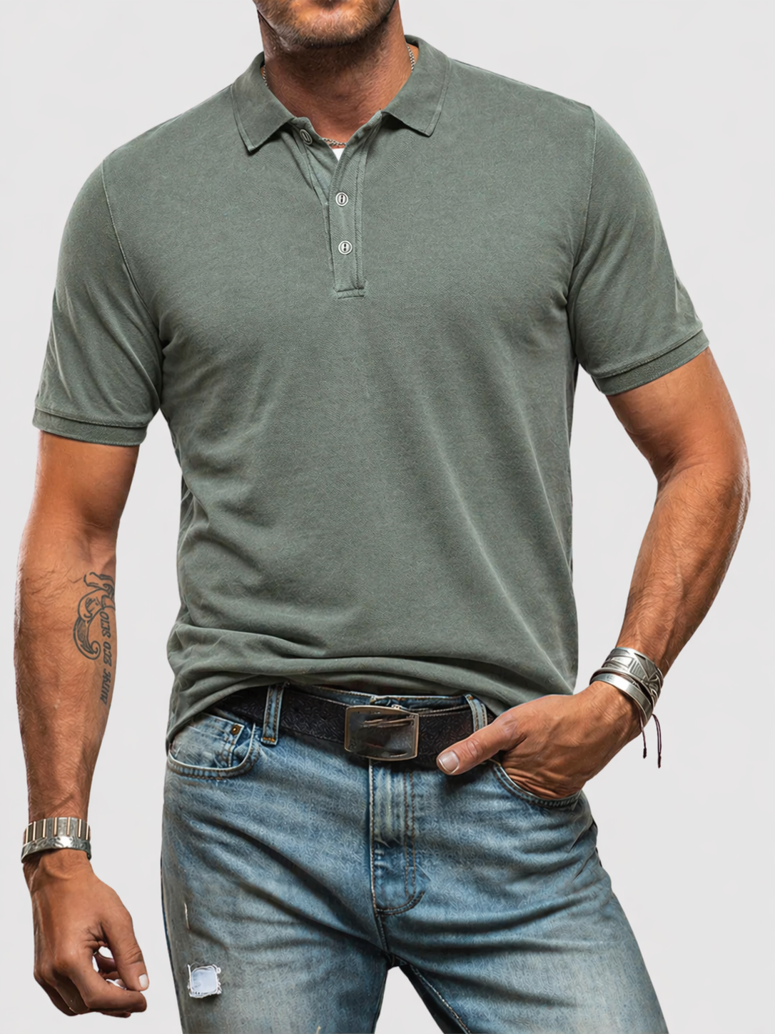 LAURENT MONACO | POLO MINIMALISTE POUR HOMME