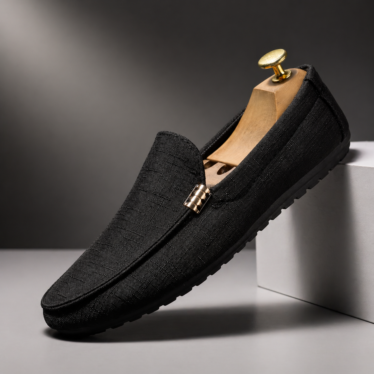 LAURENT MONACO | LOAFERS EN TOILE POUR HOMMES