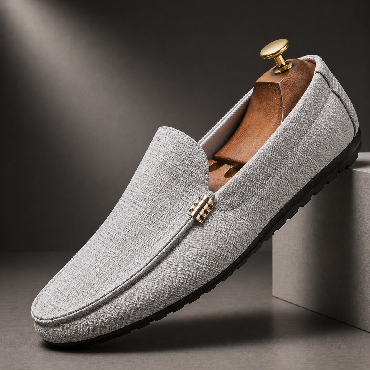 LAURENT MONACO | LOAFERS EN TOILE POUR HOMMES