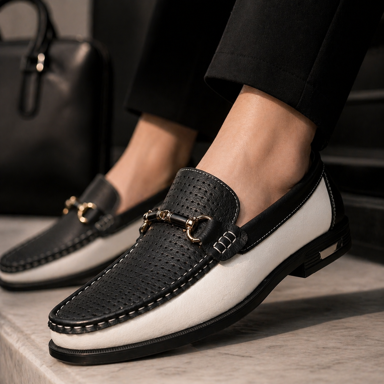 LAURENT MONACO | CHAUSSURES À ENFILER POUR HOMMES