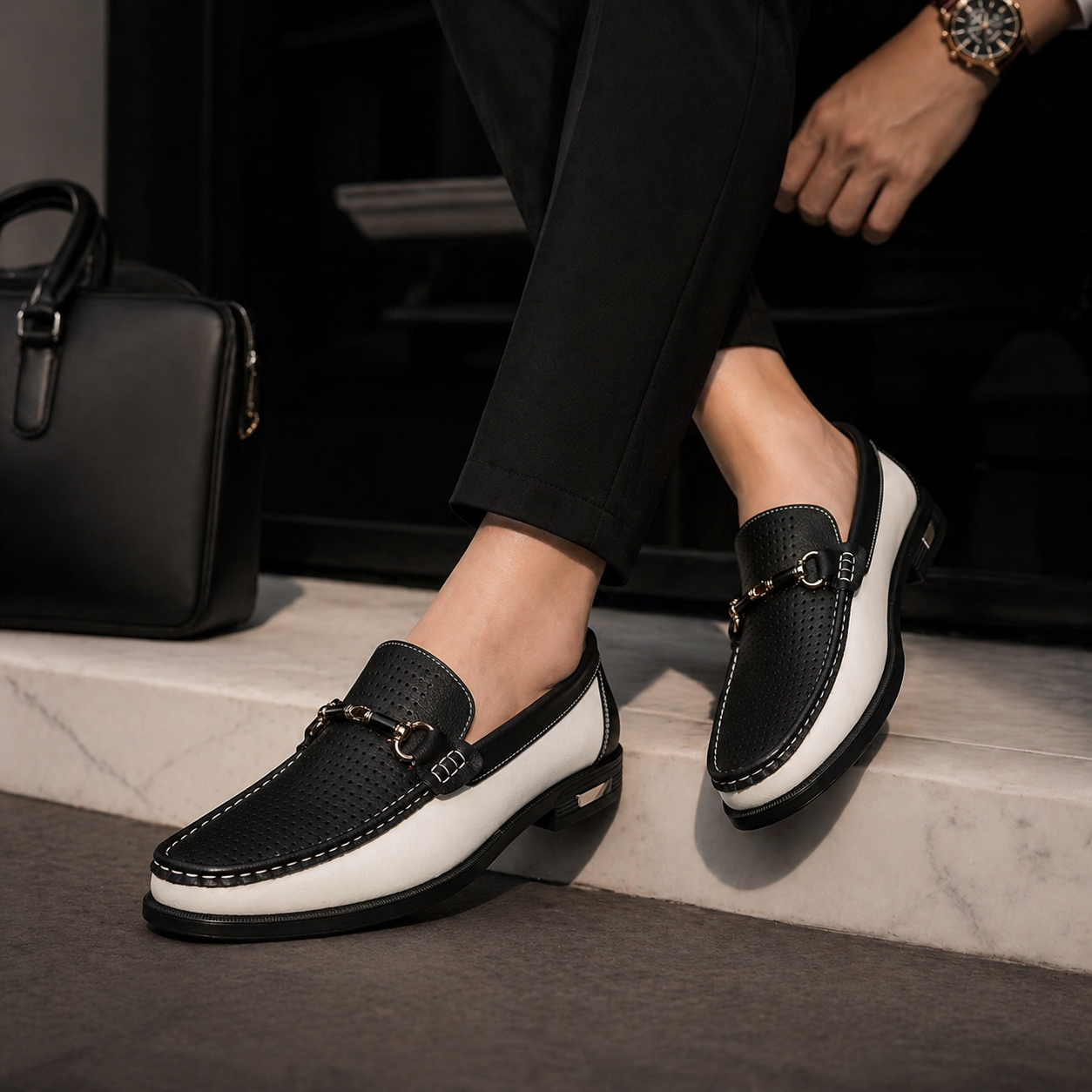 LAURENT MONACO | CHAUSSURES À ENFILER POUR HOMMES