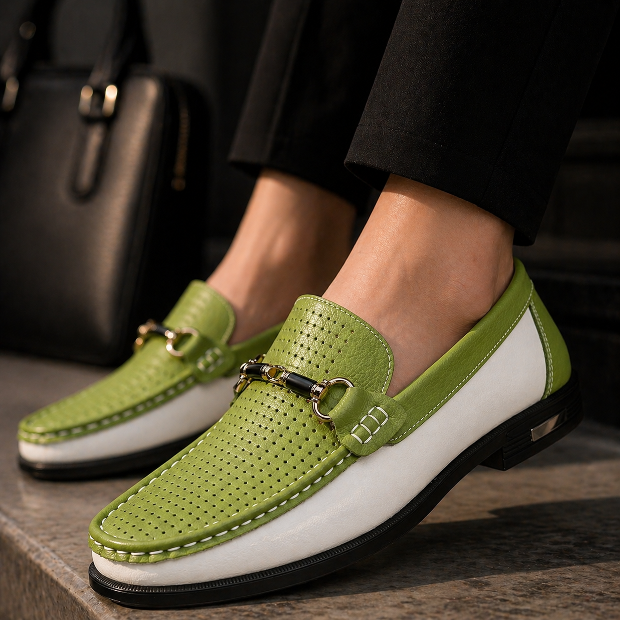 LAURENT MONACO | CHAUSSURES À ENFILER POUR HOMMES