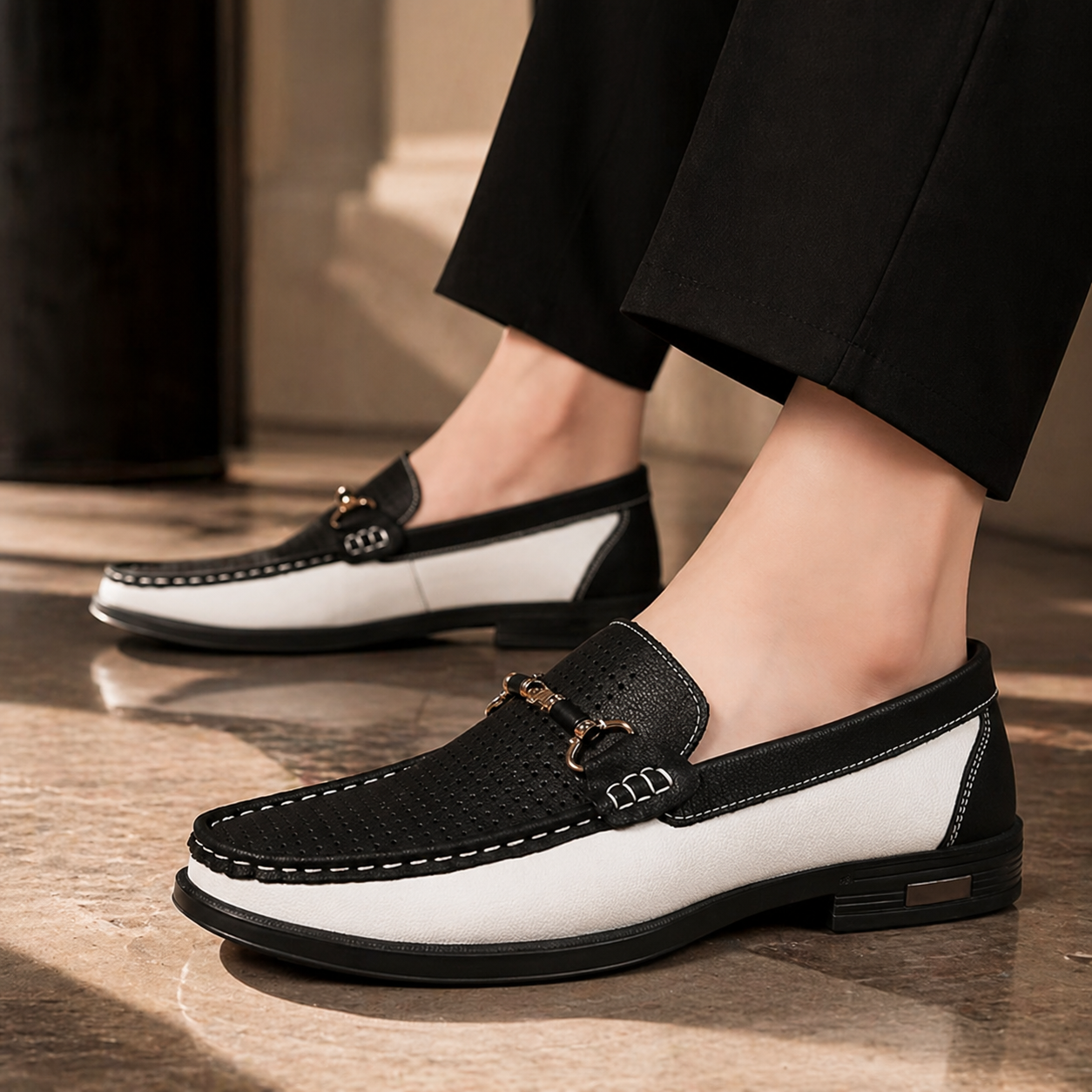 LAURENT MONACO | CHAUSSURES À ENFILER POUR HOMMES
