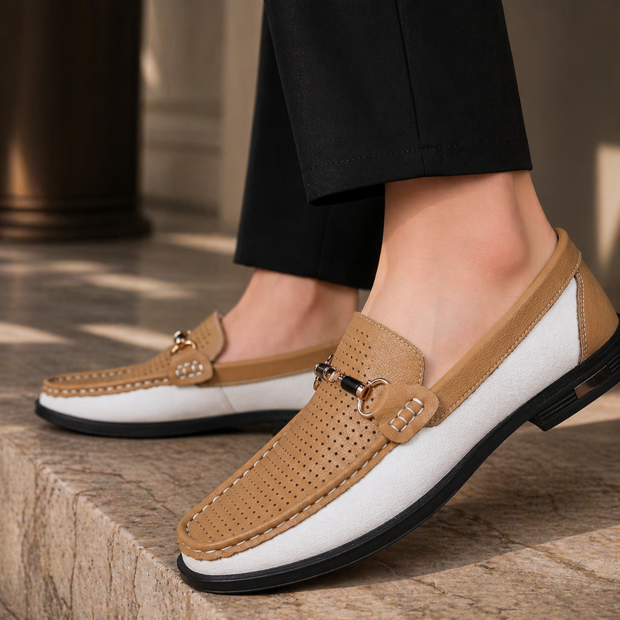 LAURENT MONACO | CHAUSSURES À ENFILER POUR HOMMES
