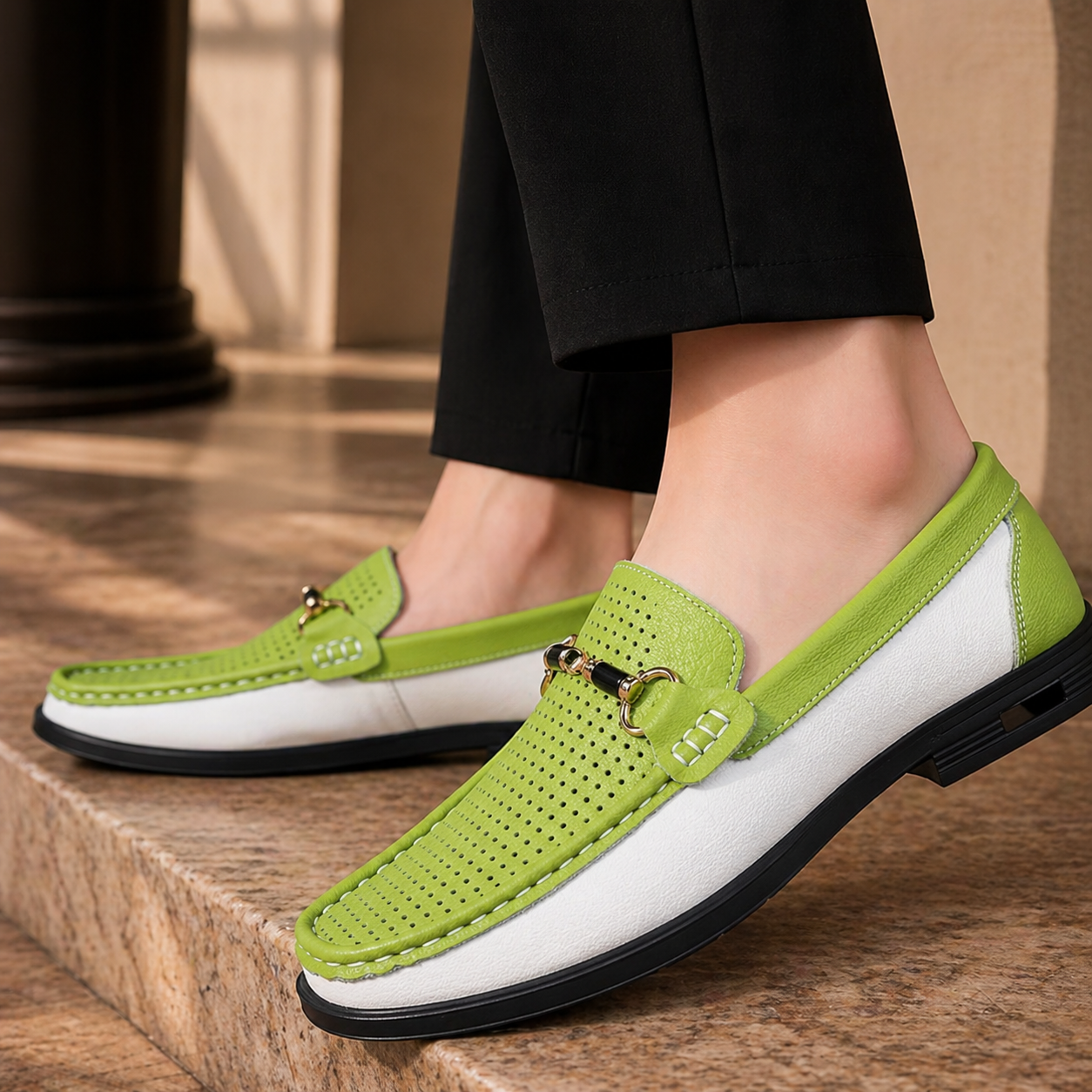 LAURENT MONACO | CHAUSSURES À ENFILER POUR HOMMES