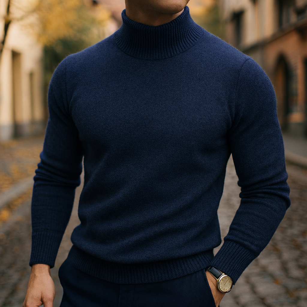 LAURENT MONACO | PULL À COL EN LAINE POUR HOMME