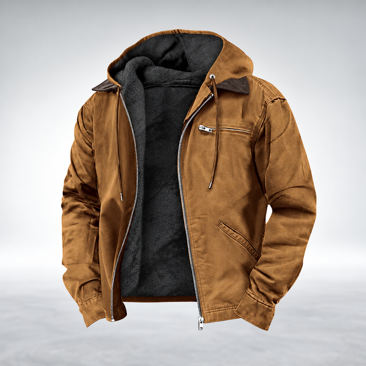 LAURENT MONACO | VESTE CASUAL À CAPUCHE POUR HOMMES