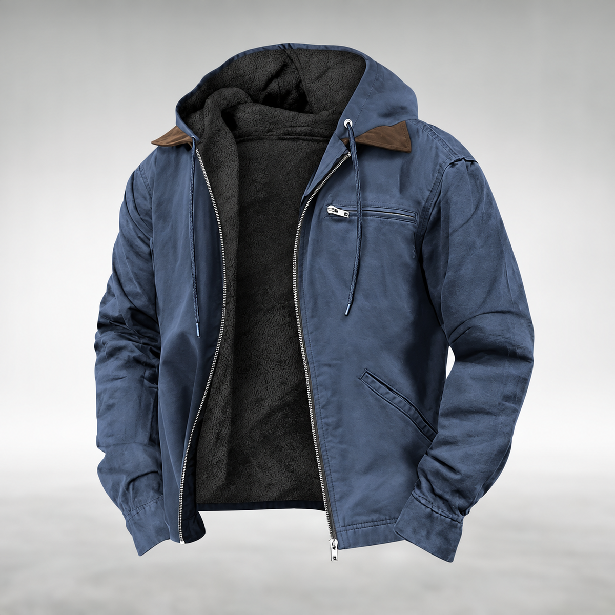 LAURENT MONACO | VESTE CASUAL À CAPUCHE POUR HOMMES