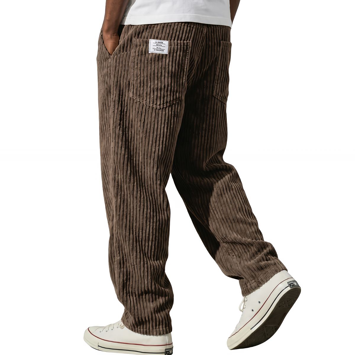 LAURENT MONACO | PANTALON DÉCONTRACTÉ TEXTURÉ POUR HOMMES