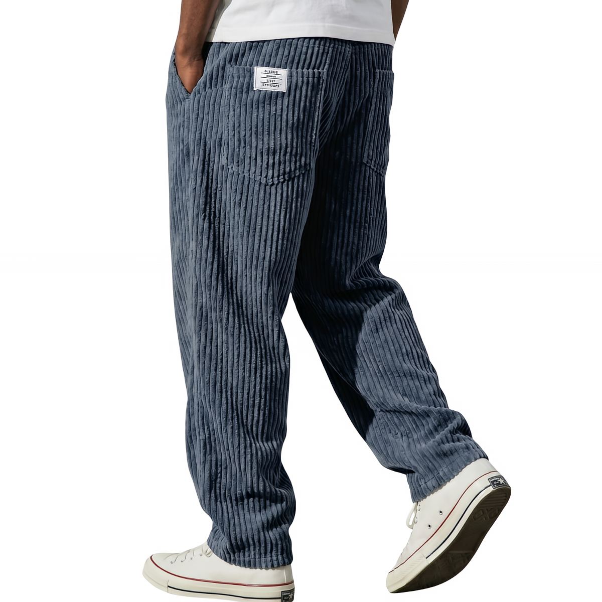 LAURENT MONACO | PANTALON DÉCONTRACTÉ TEXTURÉ POUR HOMMES