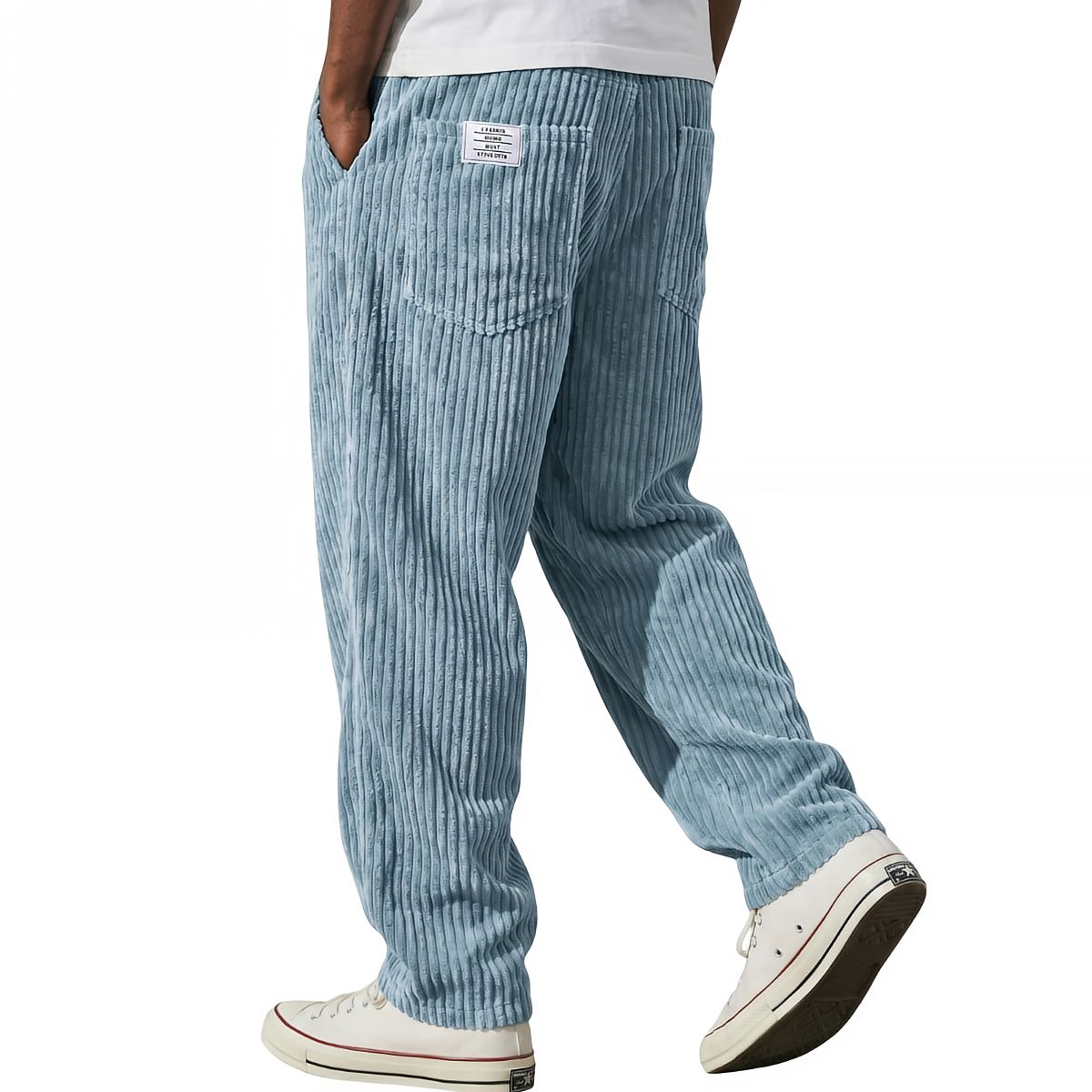 LAURENT MONACO | PANTALON DÉCONTRACTÉ TEXTURÉ POUR HOMMES