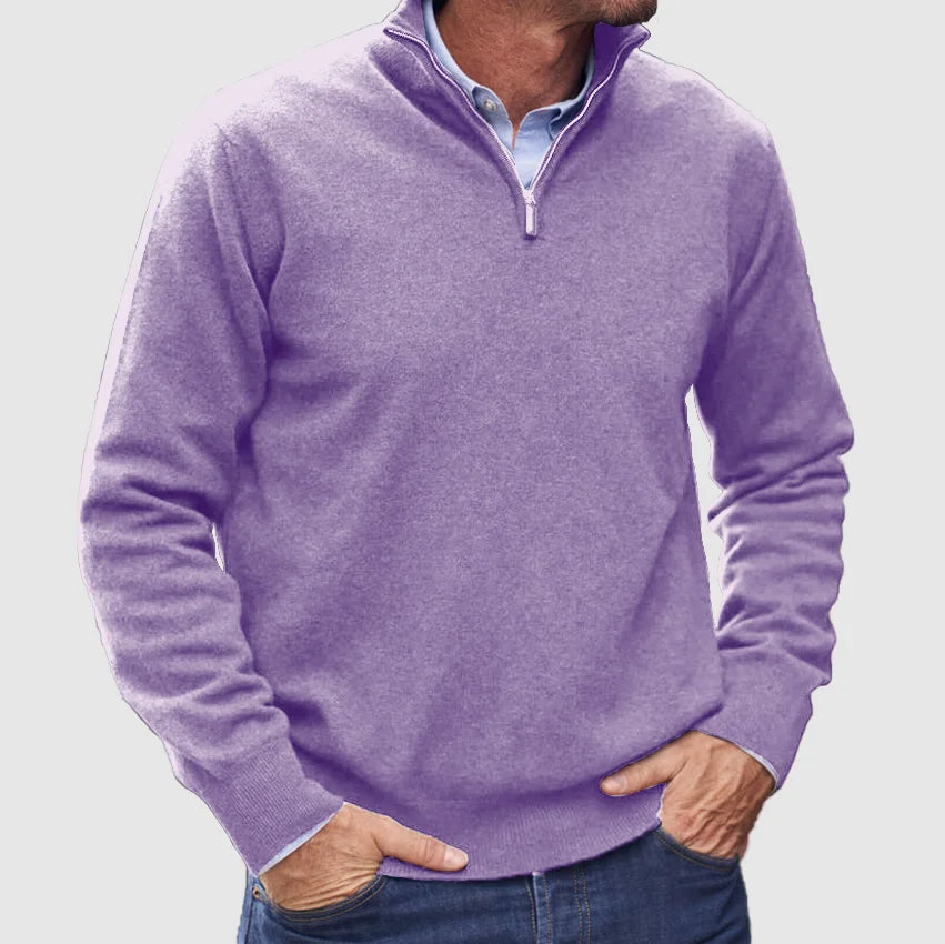 LAURENT MONACO | PULL AVEC ZIP POUR HOMME