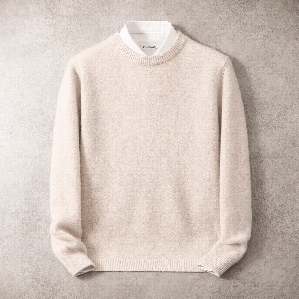 LAURENT MONACO | PULL À CÔTES CLASSIQUE POUR HOMMES