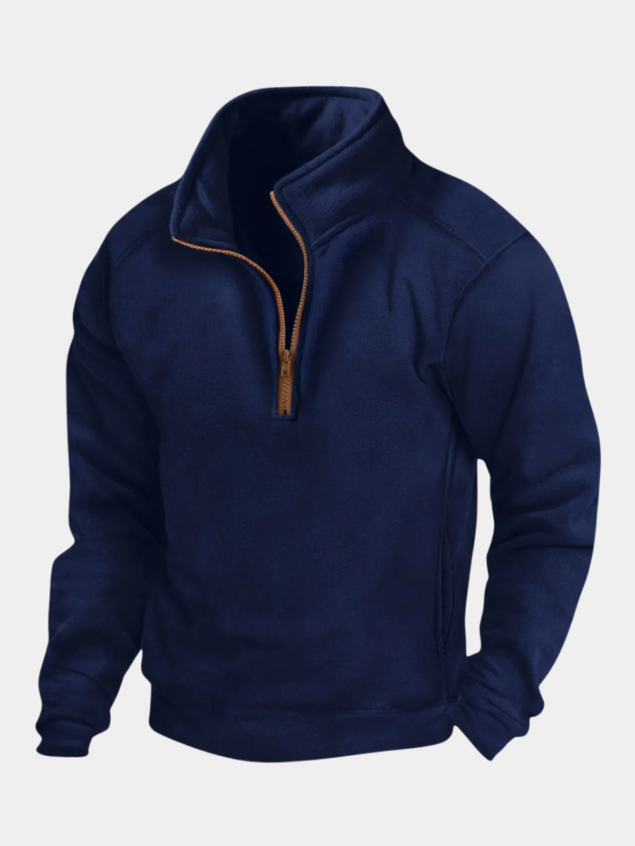 LAURENT MONACO | PULLOVER LÉGER HALF-ZIP