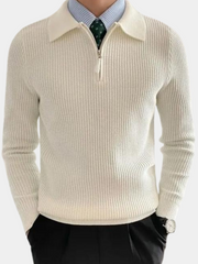 LAURENT MONACO | PULL CLASSIQUE DEMI ZIP